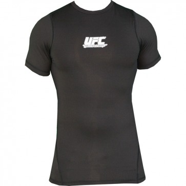 UFC 'Team' rashguard nera maniche corte