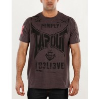 Tapout 'Combat Stencil' maglia grigia