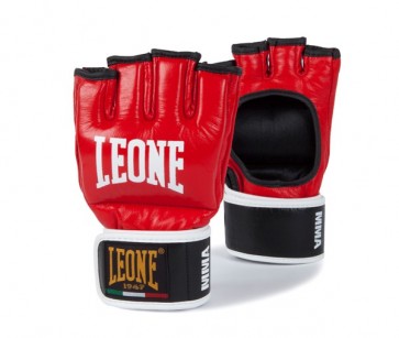 Leone MMA gloves red