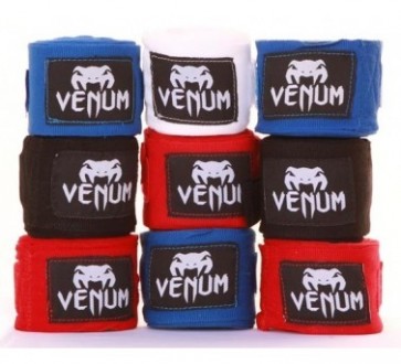 Venum hand wraps 4m red