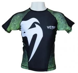 Venum 'Giant - Amazonia Green' rashguard short sleeves