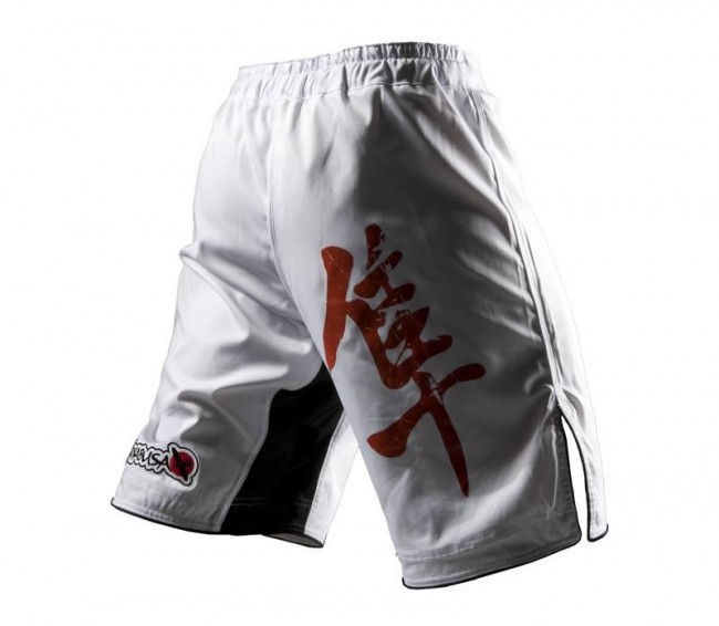 Hayabusa 'Kyoudo' fight shorts white | Mixed Martial Store (MMA)