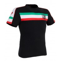 Leone 'Italian Flag' shirt black