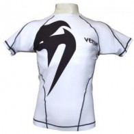 Venum 'Giant' rashguard short sleeves white